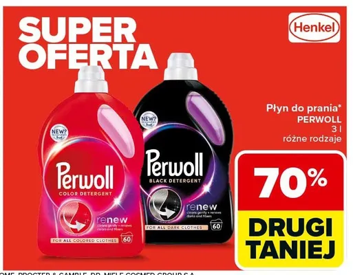 Płyn do prania renew Color Detergent Perwoll promocja w Carrefour Market