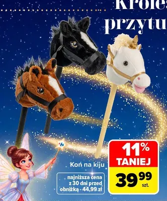 Koń na kiju promocja w Carrefour