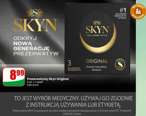 Prezerwatywy Original promocja w Dino