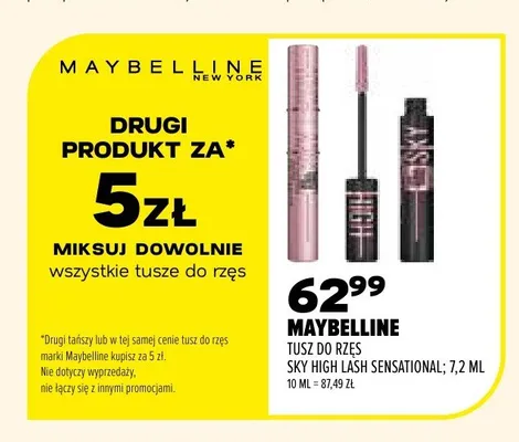 Tusz do rzęs Maybelline Sky High Lash Sensational promocja w Drogerie Natura