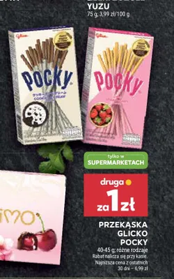 Przekąska Glicko Pocky promocja w Stokrotka