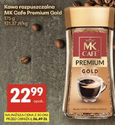 Kawa rozpuszczalna MK Cafe Premium Gold promocja w Delikatesy Centrum