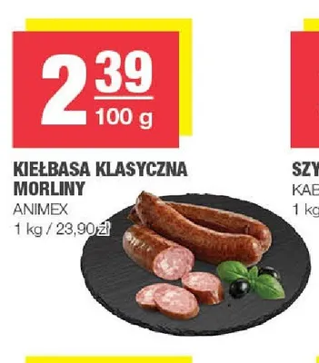 Kiełbasa klasyczna Morliny promocja w SPAR