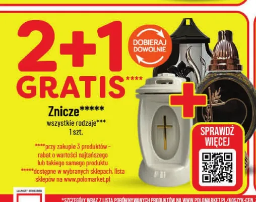 Znicze wszystkie rodzaje promocja w POLOmarket