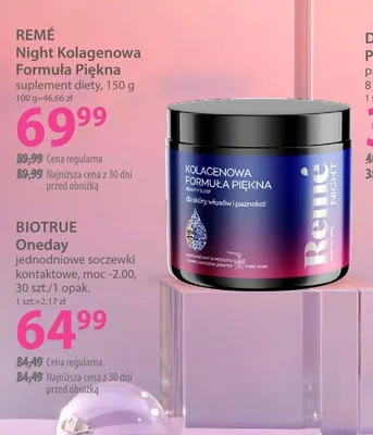 Suplement diety Remé Night Kolagenowa Formuła Piękna promocja w Hebe