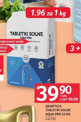 Tabletki solne Qemetica Aqua Pro promocja w Selgros
