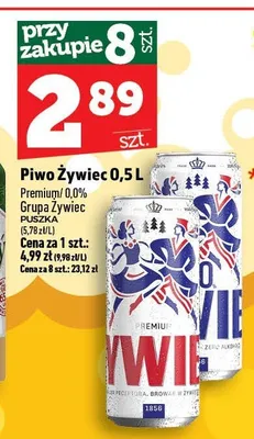 Piwo Żywiec Premium promocja w TOPAZ