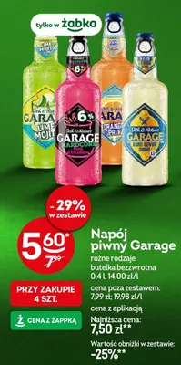 Napój piwny Garage Orange Spritz butelka promocja w Żabka