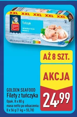 Filety z tuńczyka Golden Seafood promocja w Aldi
