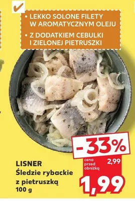 Śledzie rybackie z pietruszką promocja w Kaufland