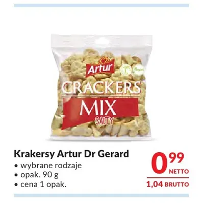 Krakersy Artur Dr Gerard promocja w Makro