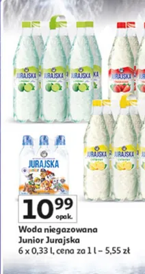 Woda niegazowana Jurajka promocja w Auchan