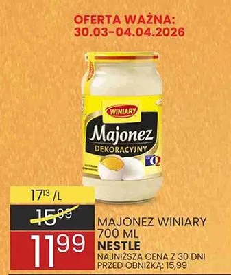 Majonez dekoracyjny promocja w Wafelek