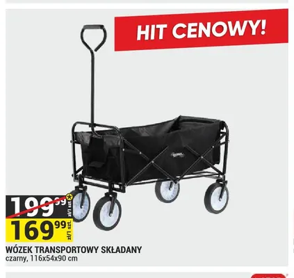 Wózek transportowy składany promocja w Merkury Market