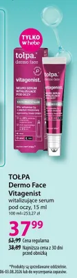 Witalizujące serum pod oczy Tołpa Dermo Face Vitagenist promocja w Hebe