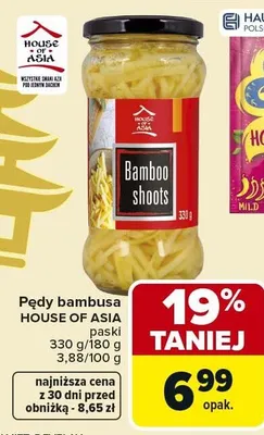 Pędy bambusa promocja w Carrefour Market