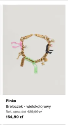 Breloczek Pinko wielokolorowy promocja w Lounge by Zalando