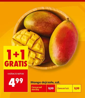 Mango dojrzałe promocja w Biedronka