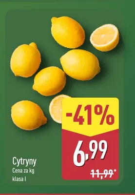 Cytryny klasa I promocja w Aldi