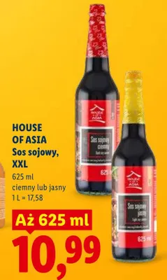 Sos sojowy ciemny XXL HOUSE OF ASIA promocja w Lidl