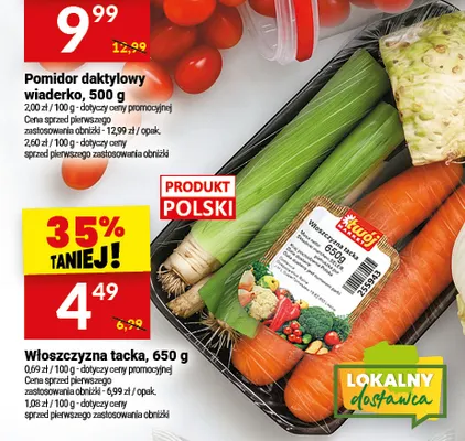 Włoszczyzna tacka promocja w Twój Market