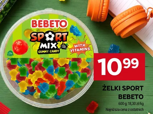Żelki Sport Bebeto promocja w Stokrotka