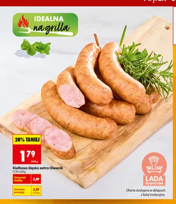 Kiełbasa śląska extra Olewnik promocja w Biedronka