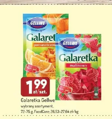 Galaretka malinowa Gellwe promocja w Avita