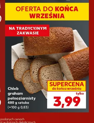 Chleb graham pełnoziarnisty promocja w Kaufland