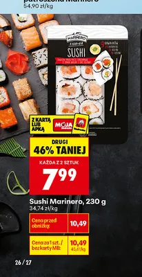 Sushi Marinero promocja w Biedronka
