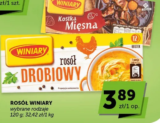 Rosół Winiary wybrane rodzaje promocja w Euro Sklep