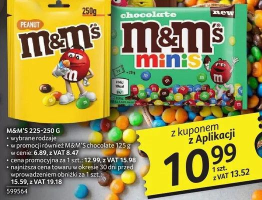 Drażetki M&M's 225-250 g promocja w Selgros