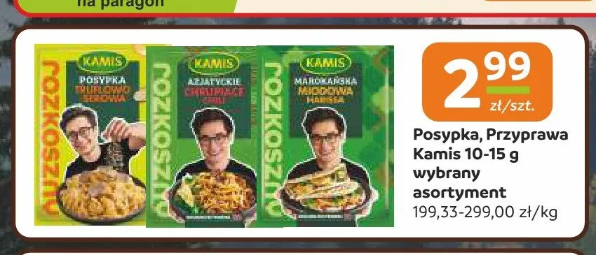 Przyprawa posypka truflowo-serowa Kamis Rozkoszny promocja w Gama