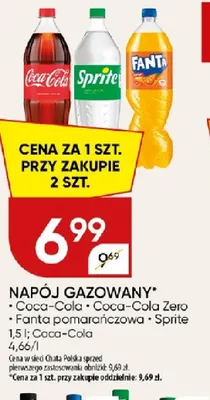 Napój gazowany Coca-Cola promocja w Chata Polska