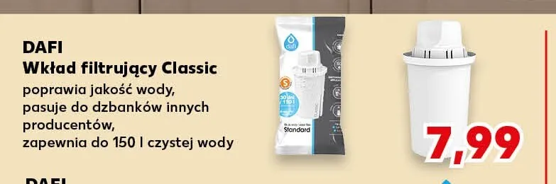 Wkład filtrujący Dafi Classic promocja w Kaufland