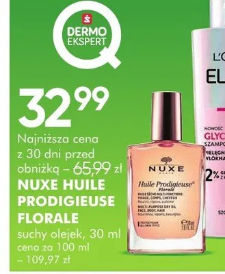 Olejek suchy Nuxe Huile Prodigieuse Florale promocja w Super-Pharm