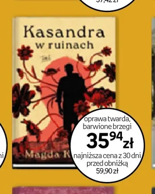 Książka Kasandra w ruinach Magda Knedler oprawa twarda barwione brzegi promocja w Empik