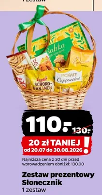 Zestaw prezentowy Słonecznik promocja w Netto