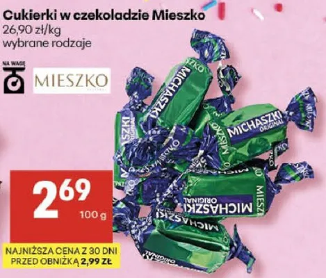 Cukierki w czekoladzie promocja w Delikatesy Centrum