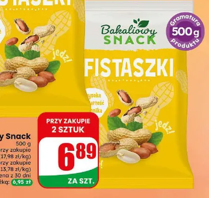Fistaszki Bakaliowy Snack promocja w Dino