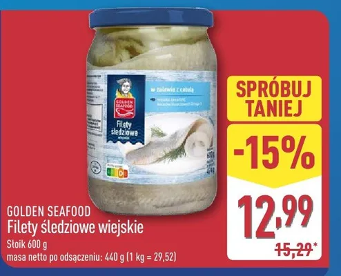 Filety śledziowe wiejskie promocja w Aldi