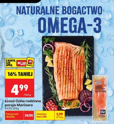 Łosoś Coho rodzinna porcja Marinero promocja w Biedronka