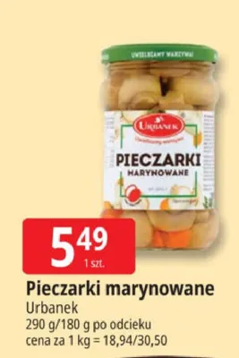 Pieczarki marynowane promocja w Leclerc