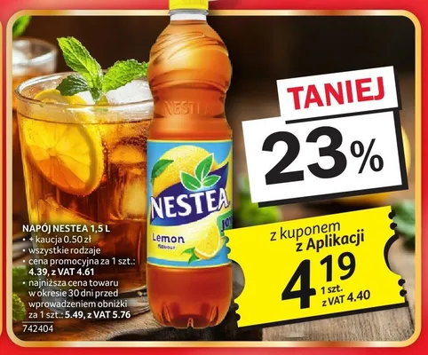 Napój Nestea Lemon promocja w Selgros