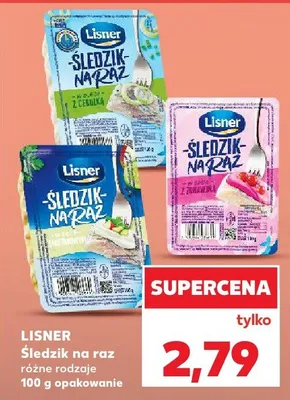 Śledzik na raz różne rodzaje promocja w Kaufland