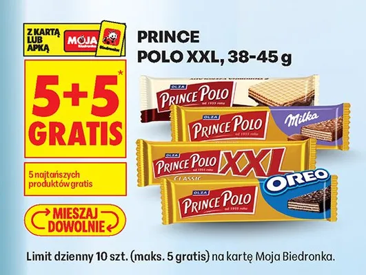 Baton Prince Polo Classic XXL promocja w Biedronka