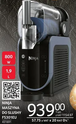 Maszynka do ślushy Ninja FS301EU 431691 promocja w Selgros