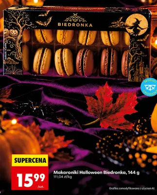 Makaroniki Halloween Biedronka promocja w Biedronka