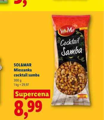 Mieszanka cocktail samba SOL&MAR promocja w Lidl