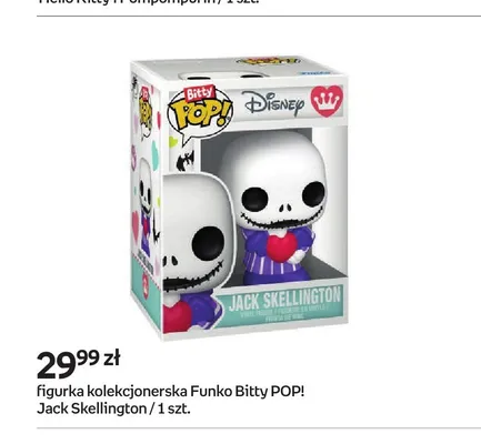 Figurka kolekcjonerska Funko Bitty POP! Jack Skellington promocja w Empik